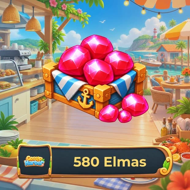 Gossip Harbor 580 Elmas - 190 TL Google Play Hediye Kodu