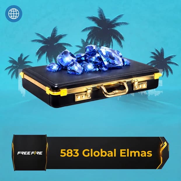 Free Fire 583 Diamonds Global