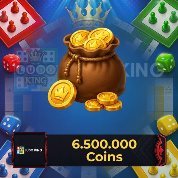 Ludo King 6,500,000 Coins