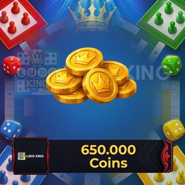Ludo King 650,000 Coins