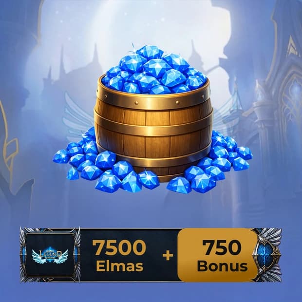 Legend Online Reborn 7.500 + 750 Elmas