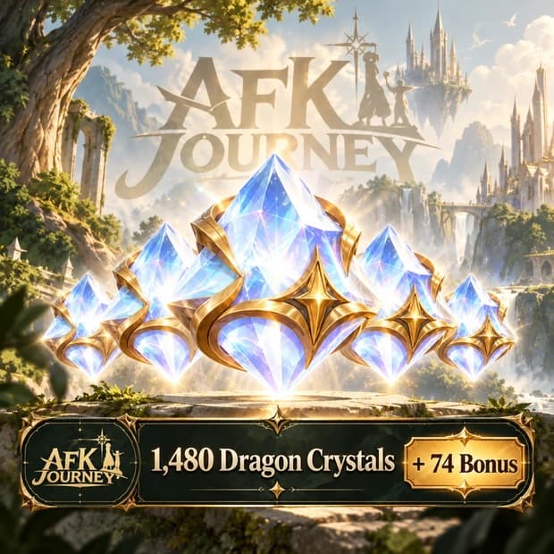AFK Journey 1,554 Dragon Crystals