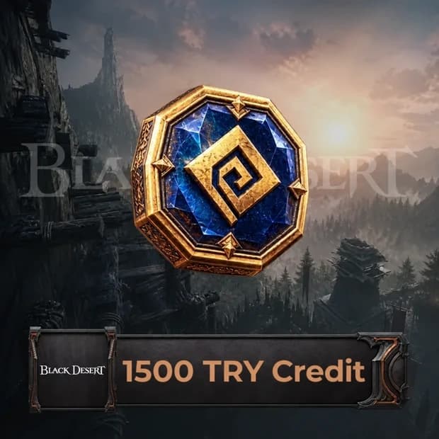 Black Desert Online 1,500 TL Credit