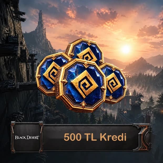 Black Desert Online 500 TL Credit