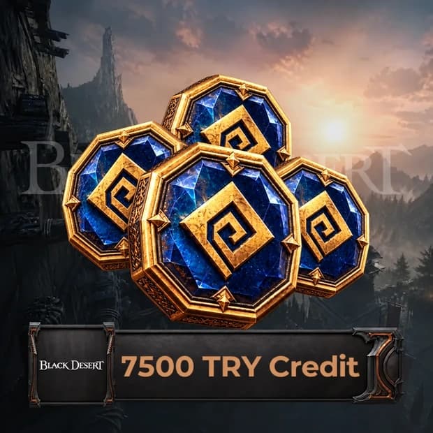 Black Desert Online 7,500 TL Credit