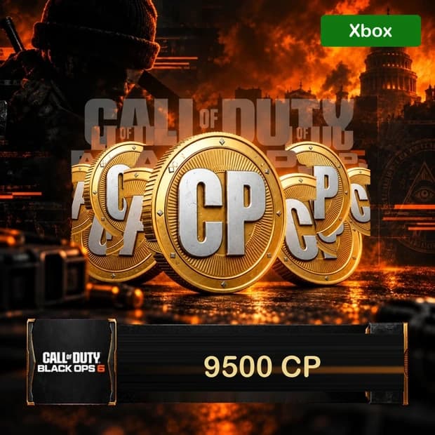 Call of Duty: Black Ops 6 9,500 COD Points — Xbox One