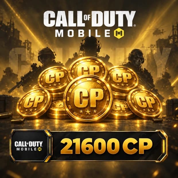 Call of Duty Mobile 21,600 CP