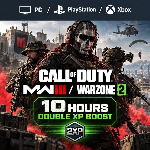Call of Duty: MW III / Warzone 2 - 10 Hours Double XP Boost — Xbox One