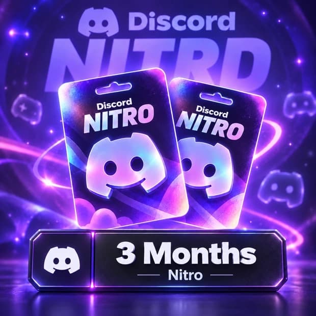 Discord Nitro 3 Months Subscription Code