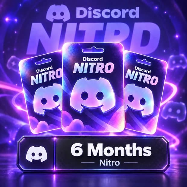 Discord Nitro 6 Months Subscription Code