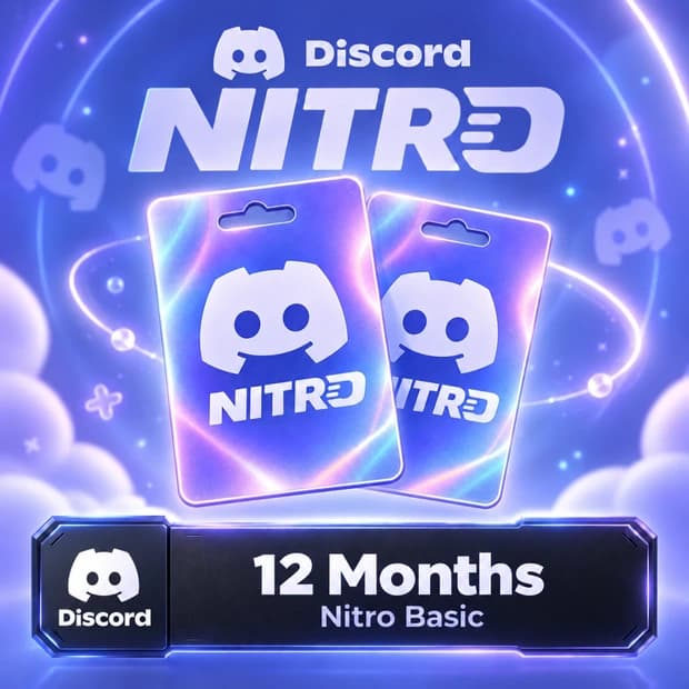 Discord Nitro Basic 1 Yıllık Abonelik Kodu