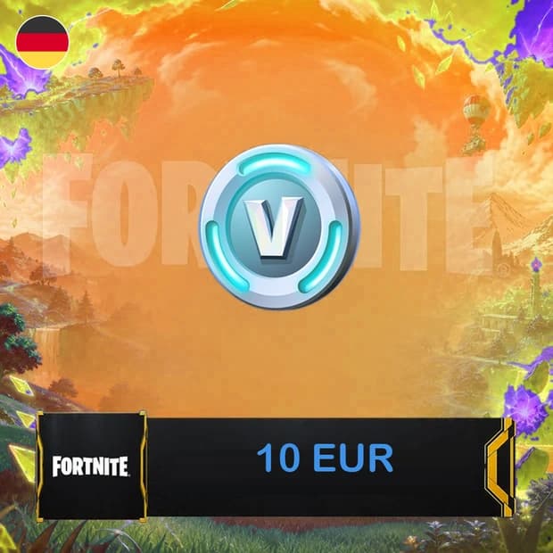 Fortnite 10 EUR Epic Games Gift Card - Germany