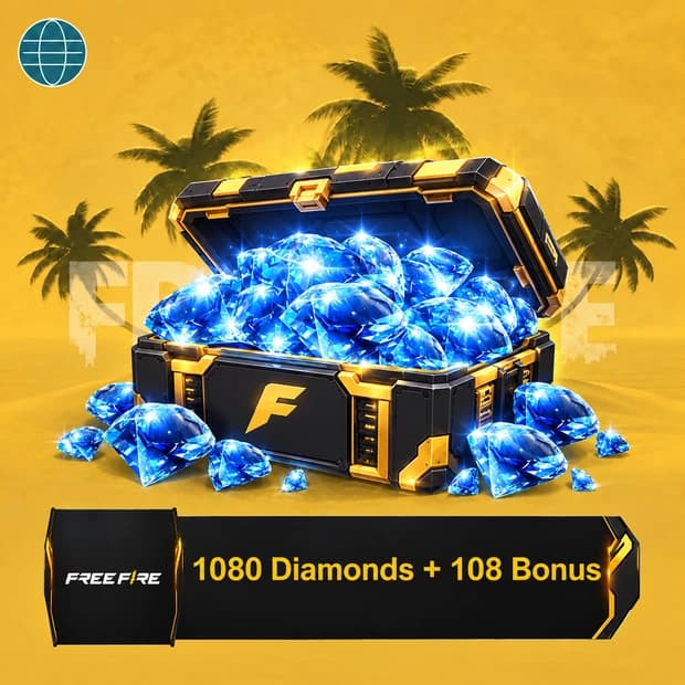 Free Fire 1,188 Diamonds - MENA