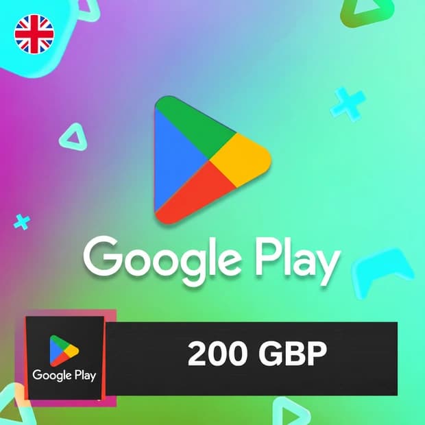 Google Play Hediye Kartı 200 GBP - İngiltere