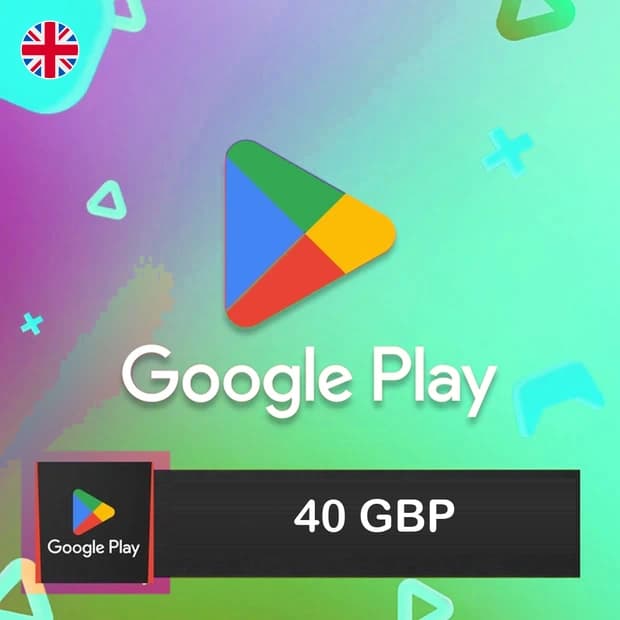 Google Play Hediye Kartı 40 GBP - İngiltere