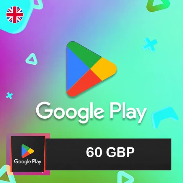 Google Play Hediye Kartı 60 GBP - İngiltere