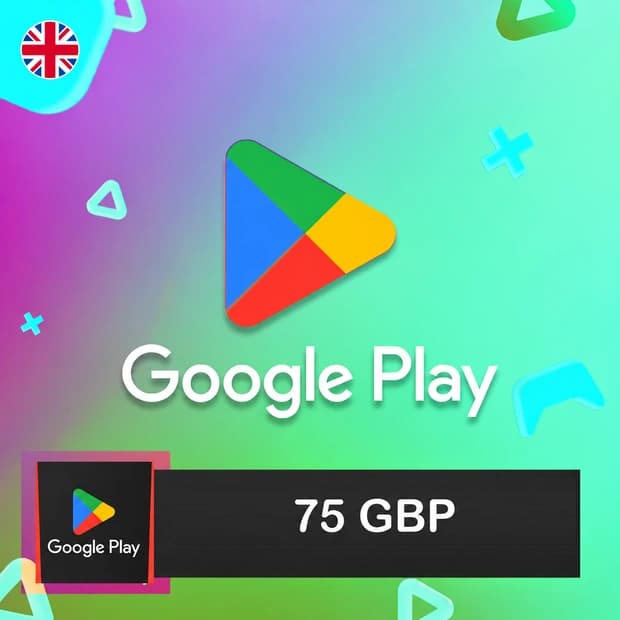 Google Play Hediye Kartı 75 GBP - İngiltere