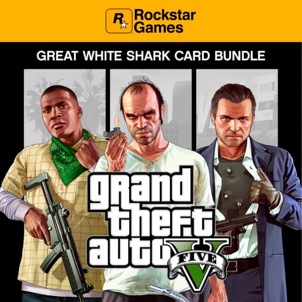 Grand Theft Auto V Premium Online Edition & Great White Shark Card Bundle — Rockstar