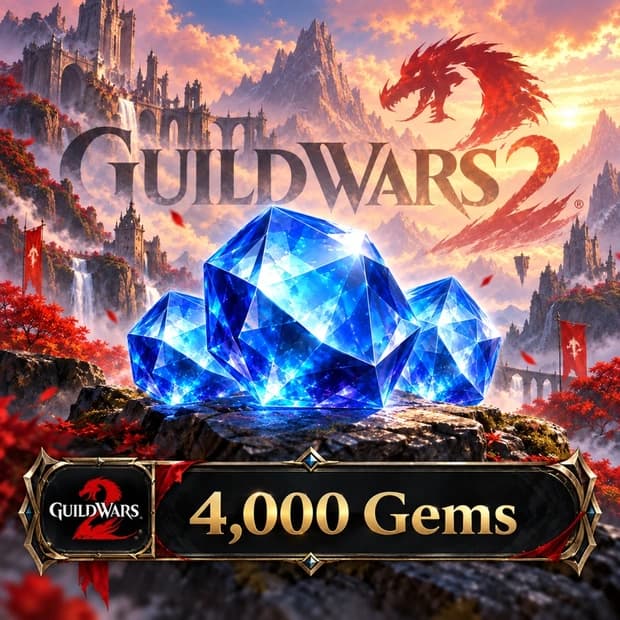 Guild Wars 2 4,000 Gems