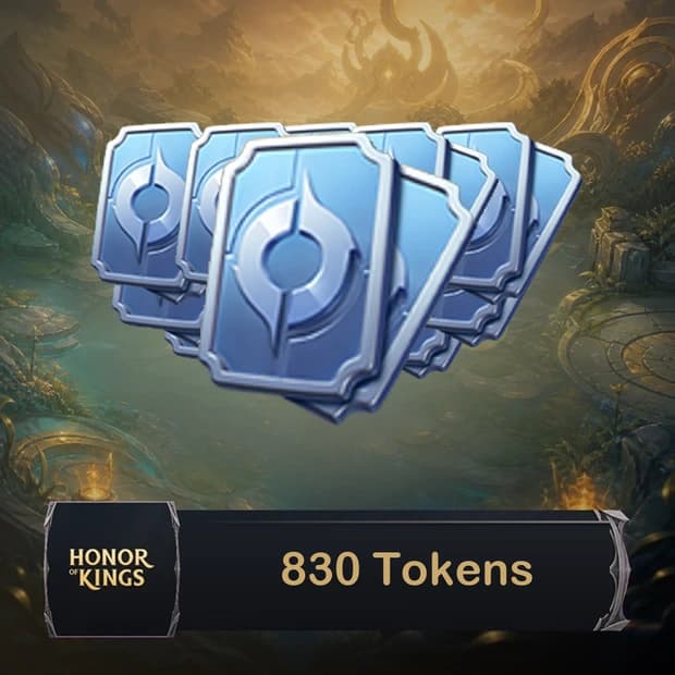 Honor of Kings 830 Tokens