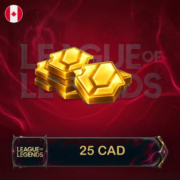 League of Legends 25 CAD RP - Kanada