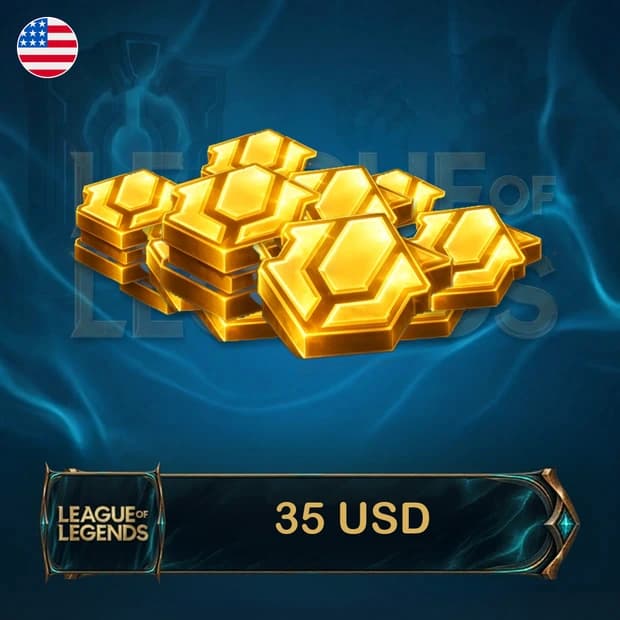 League of Legends 35 USD RP - ABD