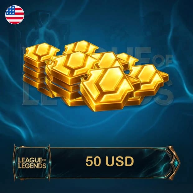 League of Legends 50 USD RP - ABD