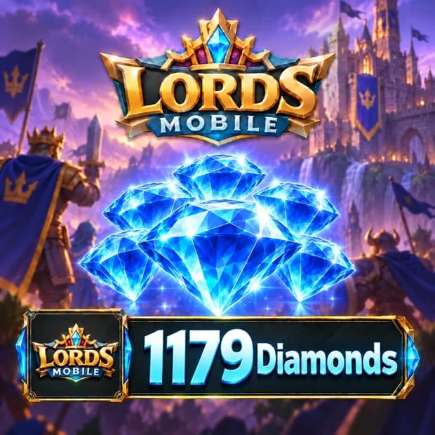 Lords Mobile 1,179 Diamonds