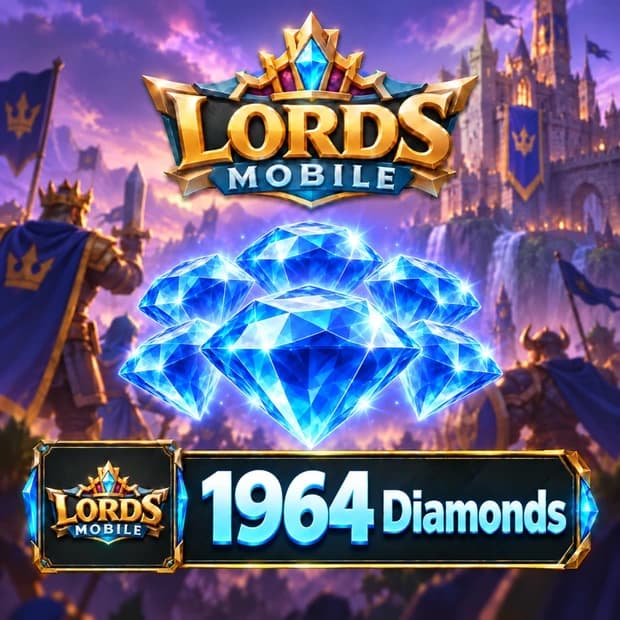 Lords Mobile 1,964 Diamonds