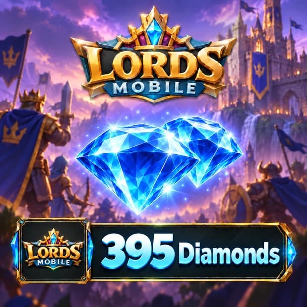 Lords Mobile 395 Diamonds