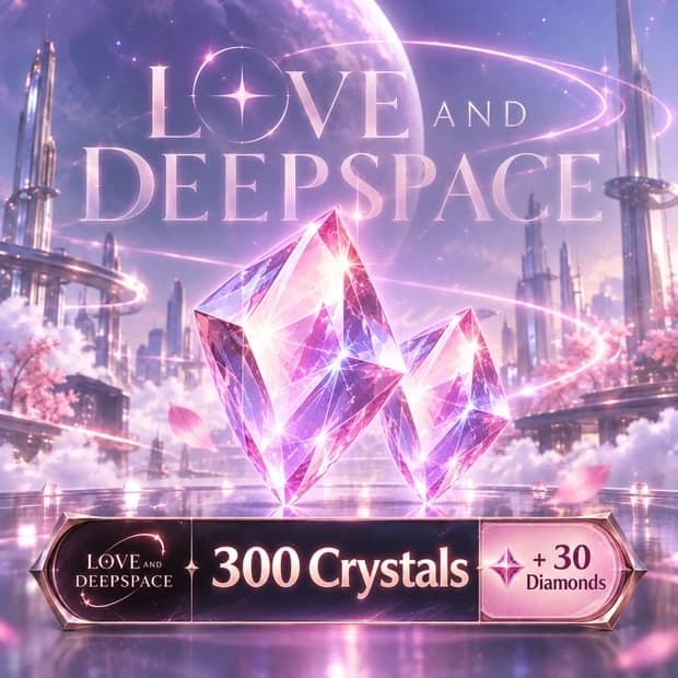 Love and Deepspace 300 Crystal + 30 Diamond