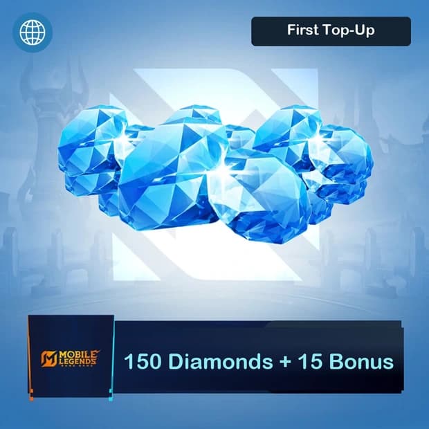 Mobile Legends 165 Diamonds (First Top Up) Global