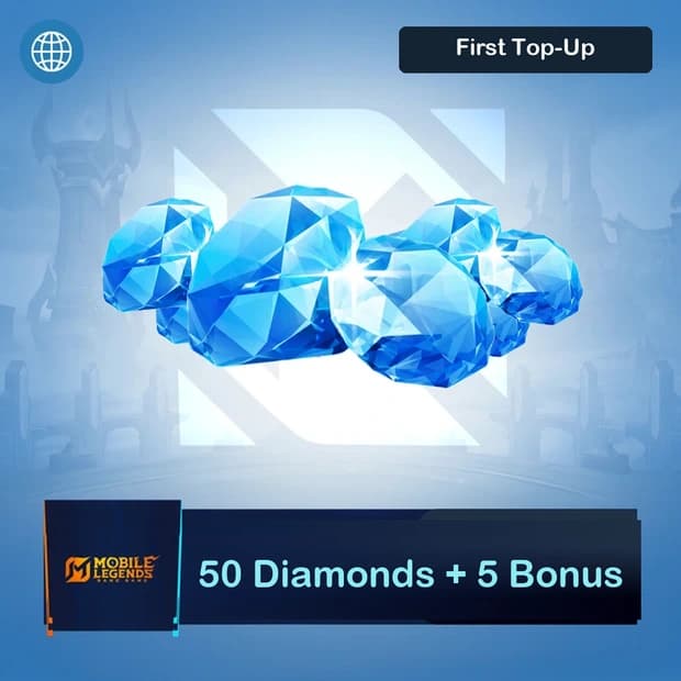 Mobile Legends 55 Diamonds (First Top Up) Global