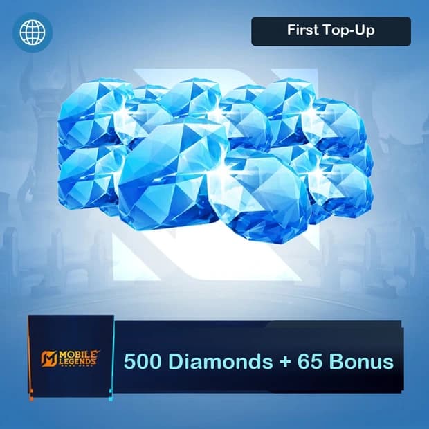 Mobile Legends 565 Diamonds (First Top Up) Global