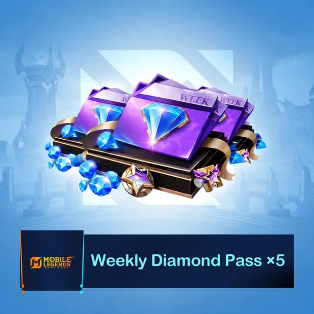 Mobile Legends Weekly Diamond Pass x5 Global