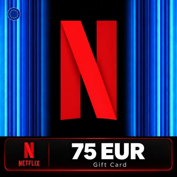 Netflix Gift Card 75 EUR - Europe