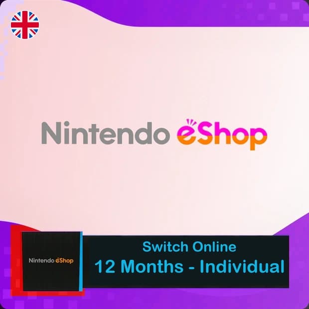 Nintendo eShop 12 Months Membership - United Kingdom