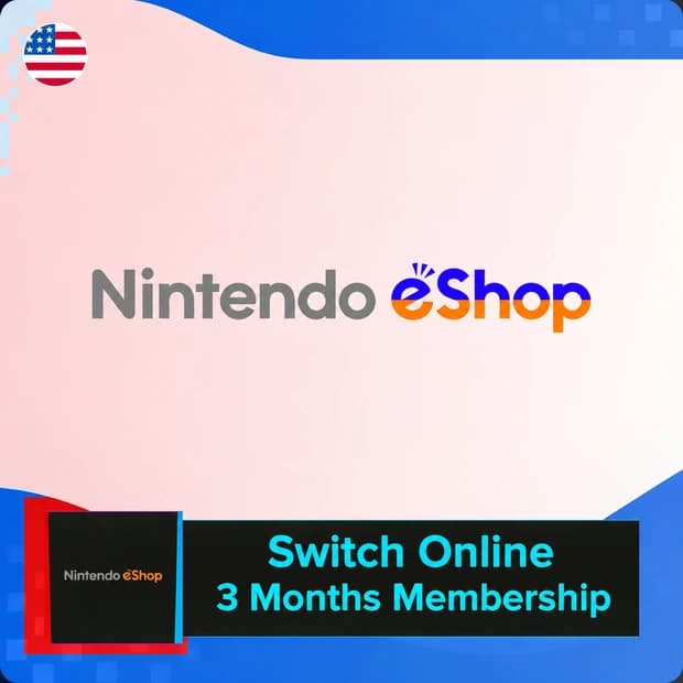 Nintendo eShop 3 Months Membership - USA