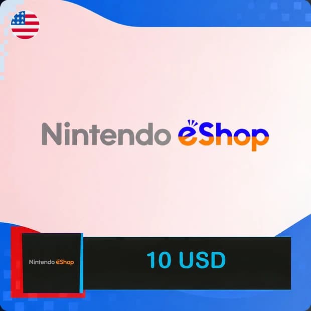 Nintendo Gift Card 10 USD - USA