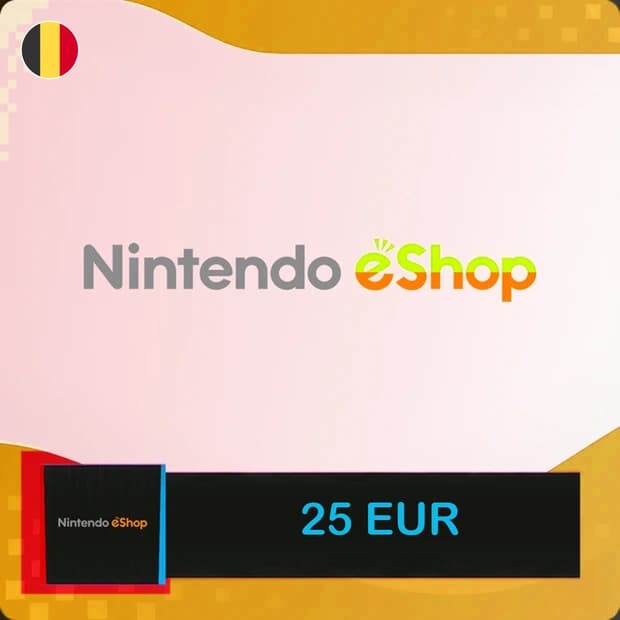 Nintendo Gift Card 25 EUR - Belgium