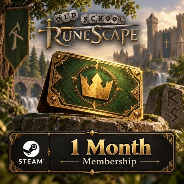 Old School RuneScape 1 Month Membership (Steam)