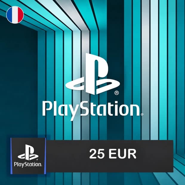 PlayStation Store 25 EUR Gift Card - France