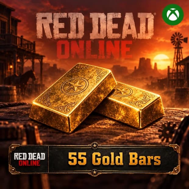 Red Dead Online 55 Gold Bar — Xbox One