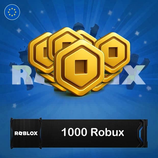 Roblox 1,000 Robux - Europe