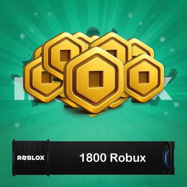 Roblox 1,800 Robux