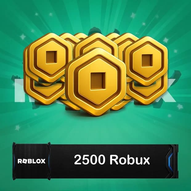 Roblox 2,500 Robux