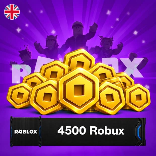 Roblox 4,500 Robux - United Kingdom