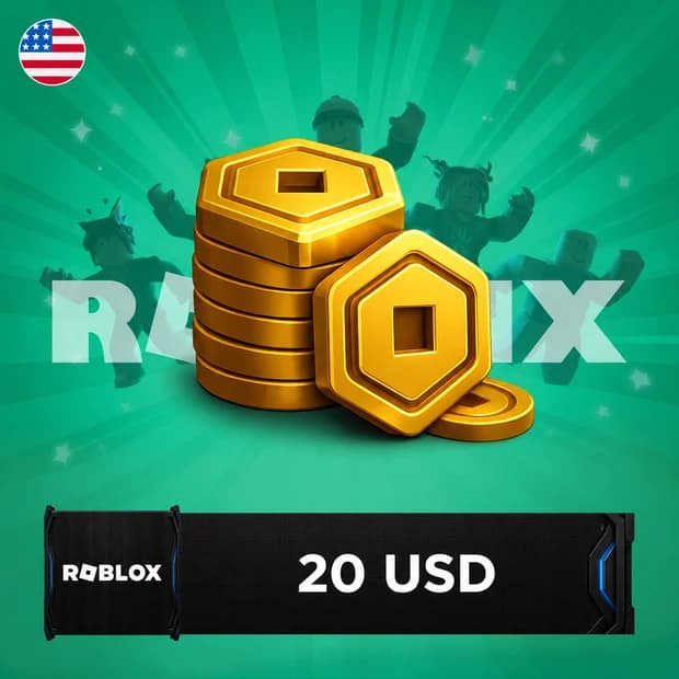 Roblox Robux 20 USD - USA