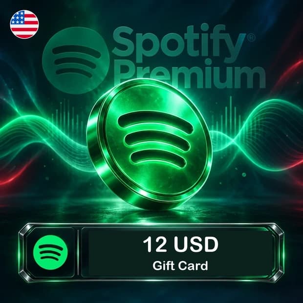 Spotify Premium 12 USD Gift Card - USA