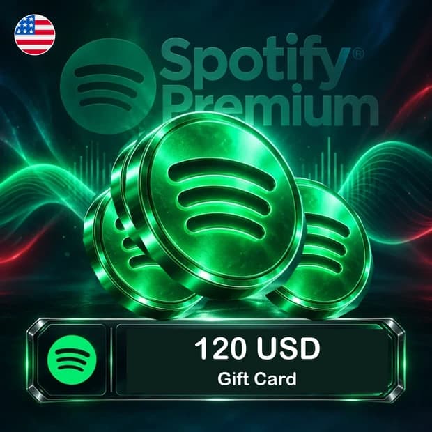 Spotify Premium 120 USD Gift Card - USA